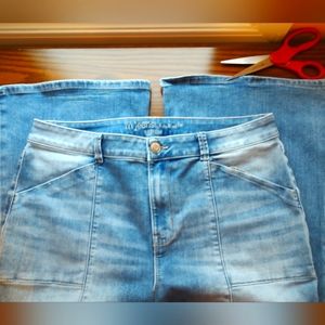 Maurice's M Jeans High Rise Super Flare Size 16 Short. Women's.